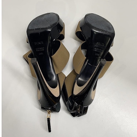 Stunning FENDI Vernice Elastico Heels! - Picture 7 of 13